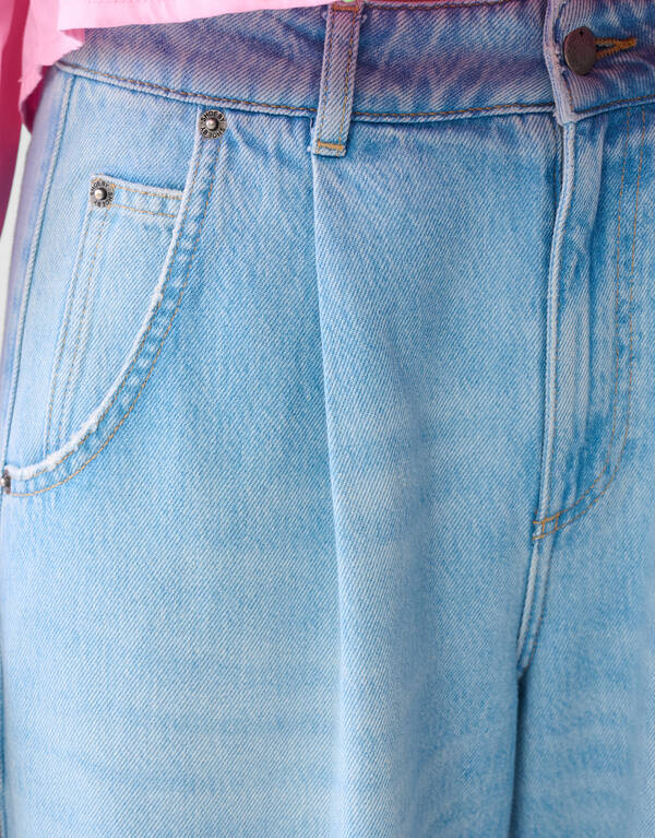 Wide Leg Jeans Bleached SHOEBY WOMEN