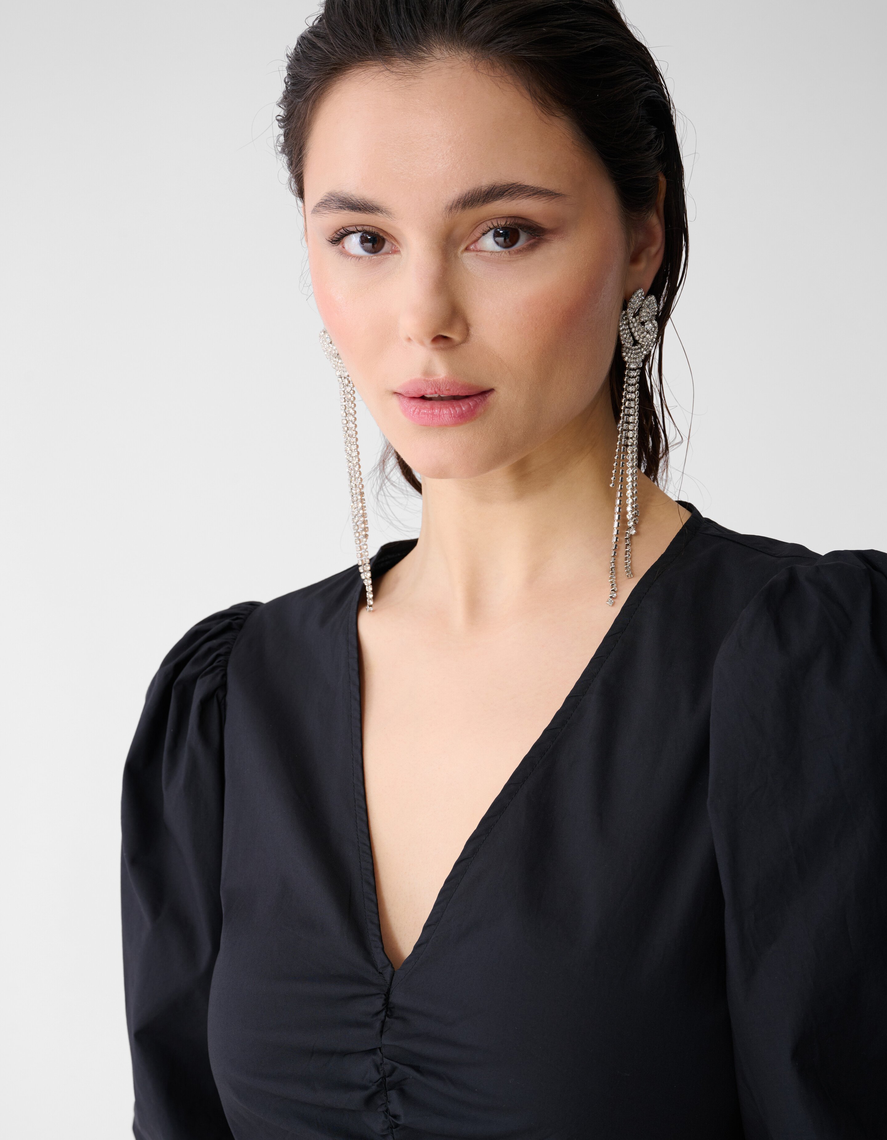 Poplin Maxi Jurk Zwart SHOEBY WOMEN