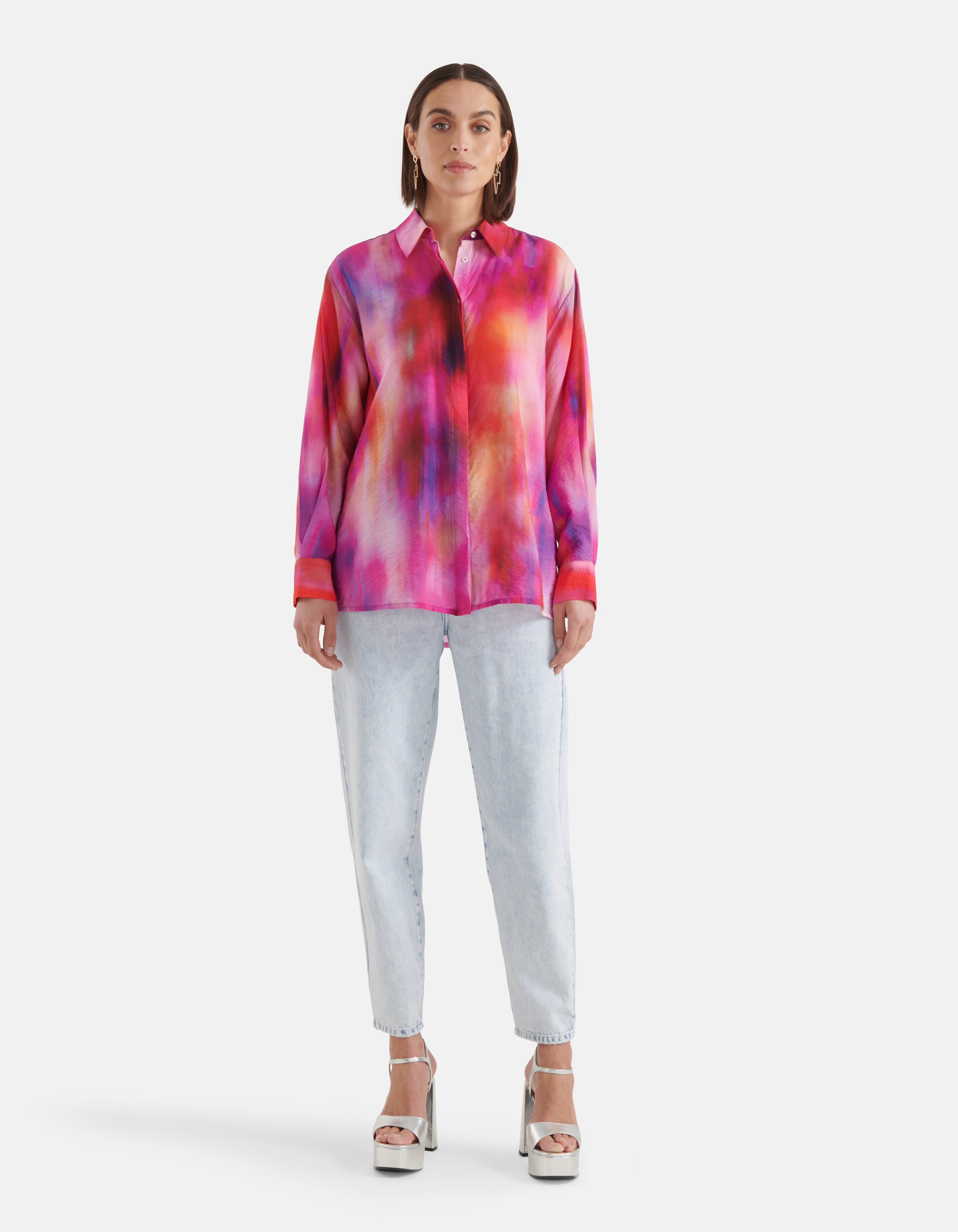 Gekleurde Tie Dye Blouse SHOEBY WOMEN