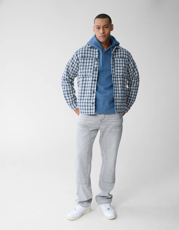 Ruiten Overshirt Blauw SHOEBY MEN