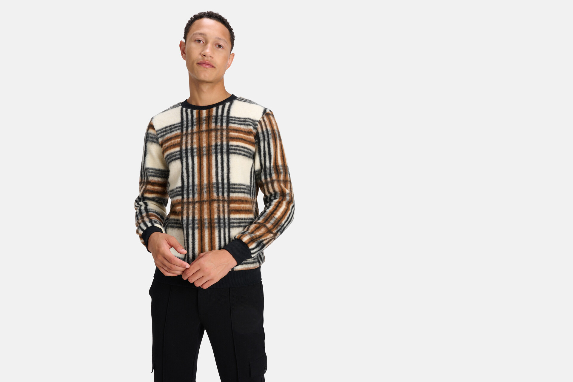 Gekleurde Geruiten Sweater SHOEBY MEN