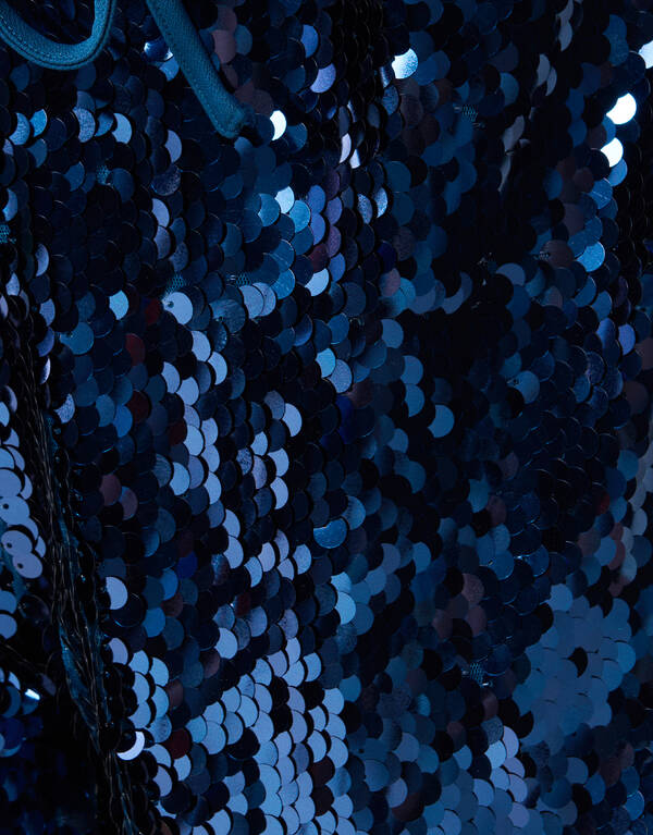 Sequin Short Blauw SHOEBY WOMEN