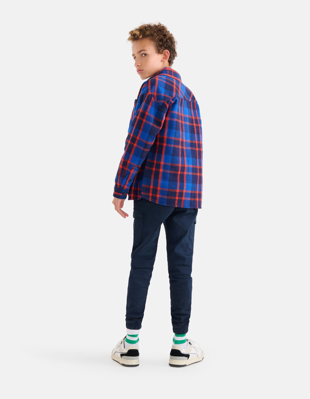 Ruiten Overshirt Blauw SHOEBY BOYS