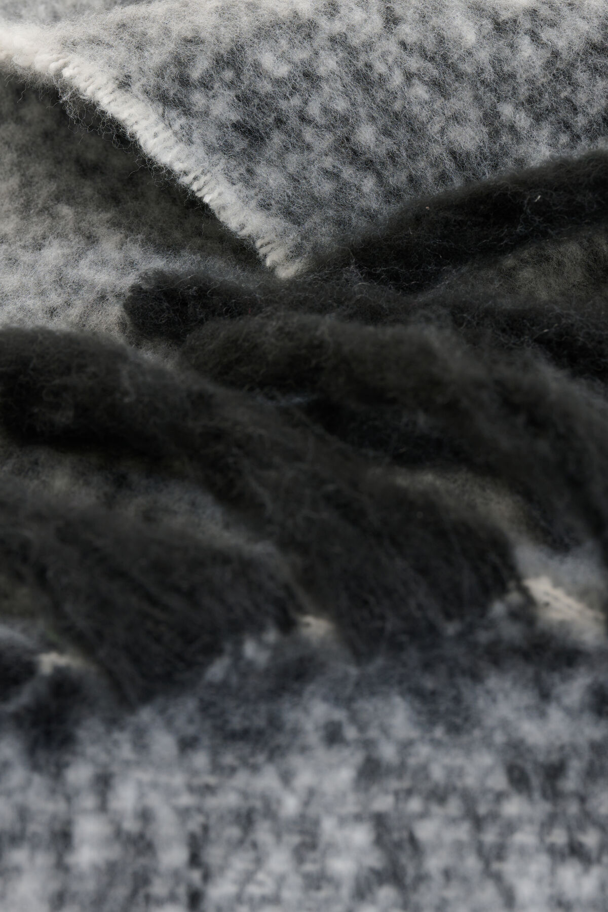 Melange Sjaal Zwart/Wit SHOEBY ACCESSOIRES