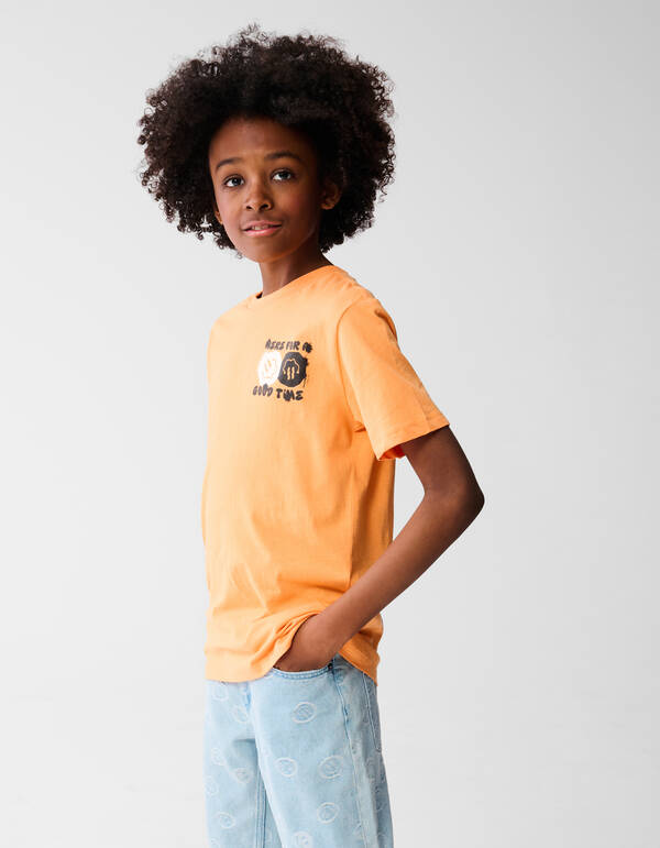 Artwork T-shirt Oranje SHOEBY BOYS
