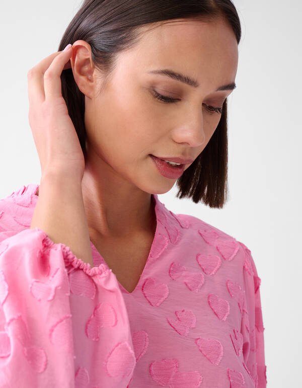 Heart Blouse Roze SHOEBY WOMEN