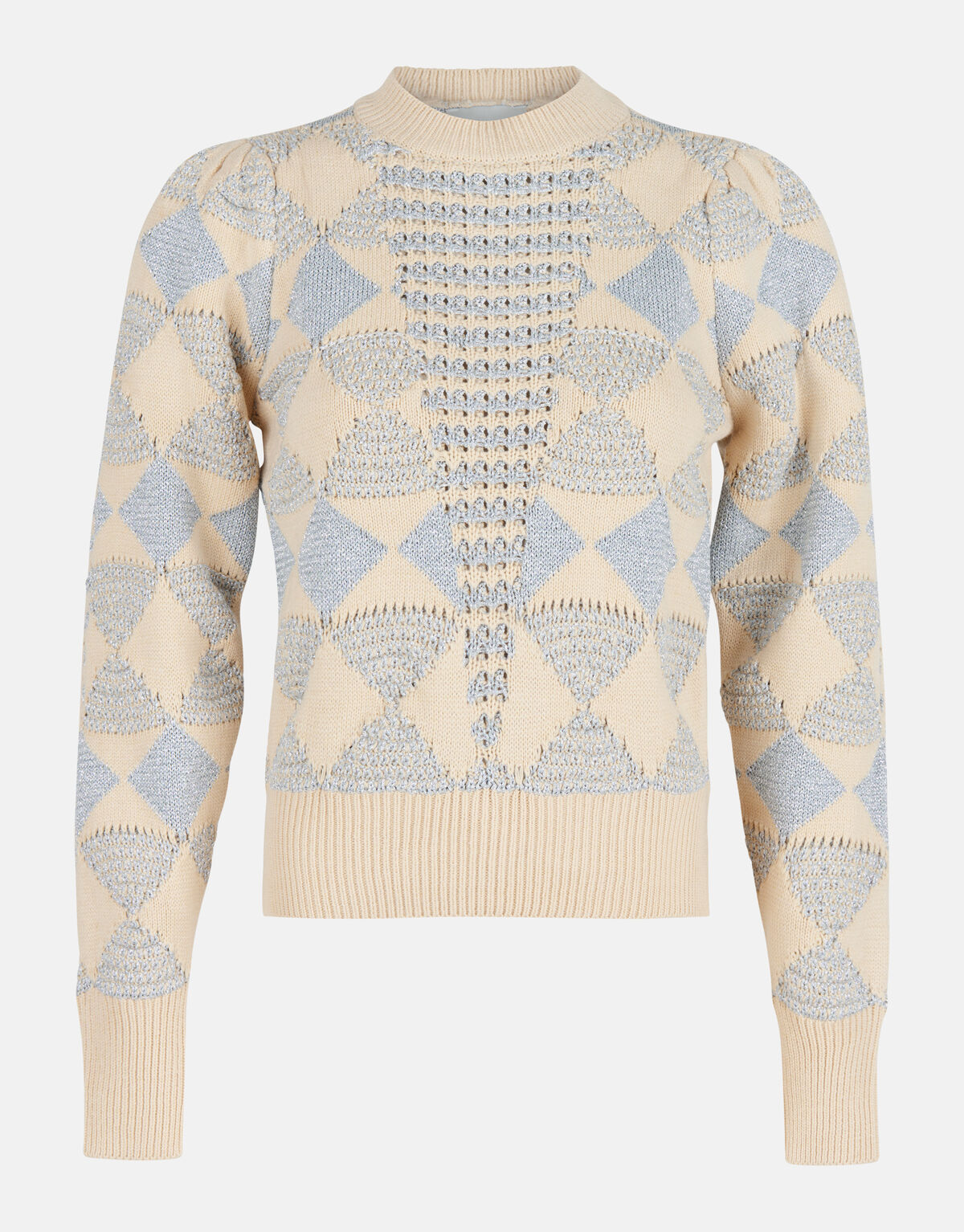 Lurex Glitter Trui Zilver SHOEBY WOMEN