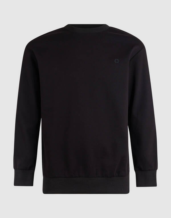 Knit Logo Sweater Donkerbruin SHOEBY MEN