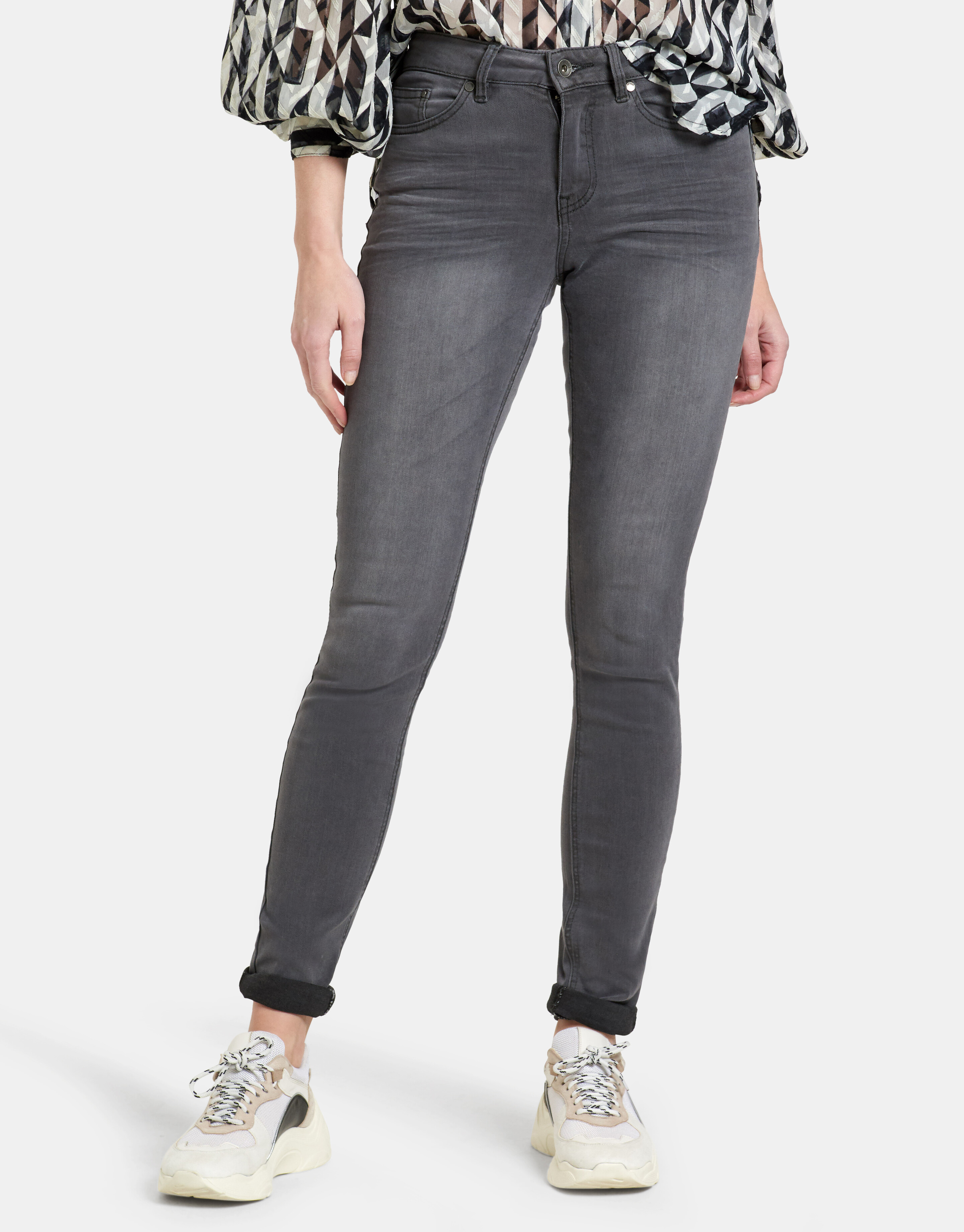 Skinny Jeans Grijs L34 Eksept