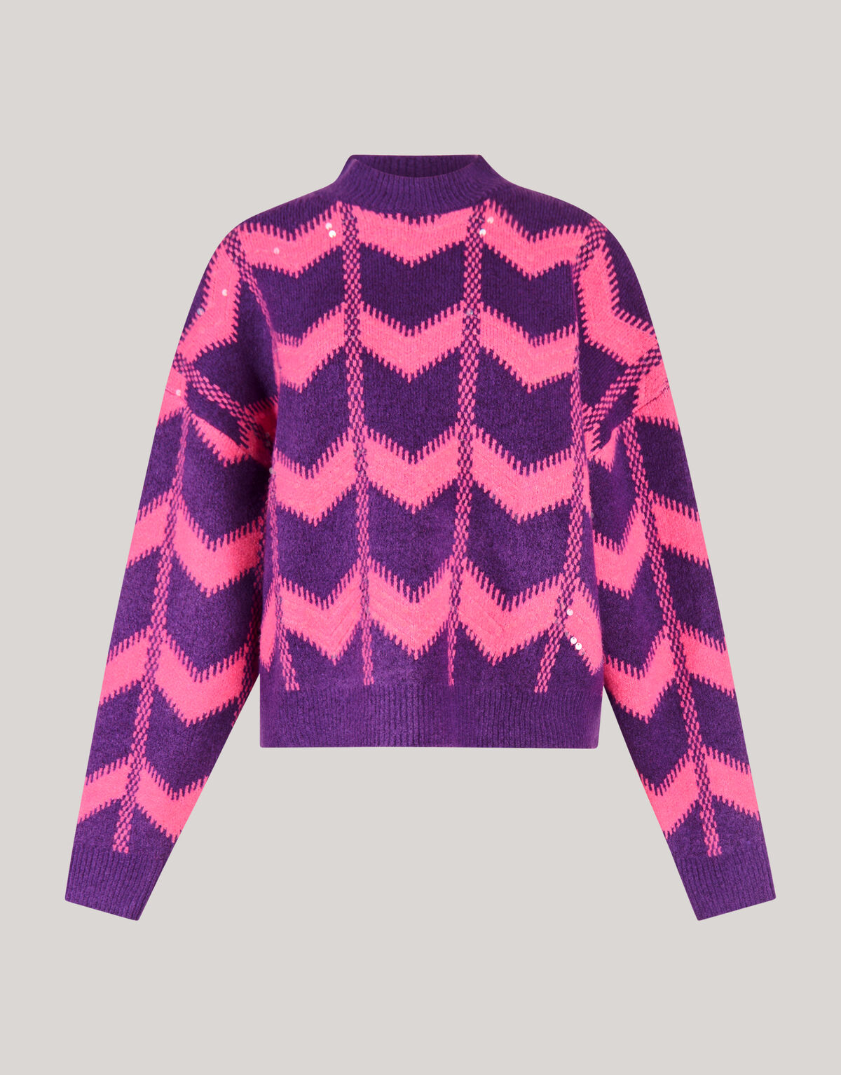 Sequin Dames Trui Paars By Furmey SHOEBY WOMEN