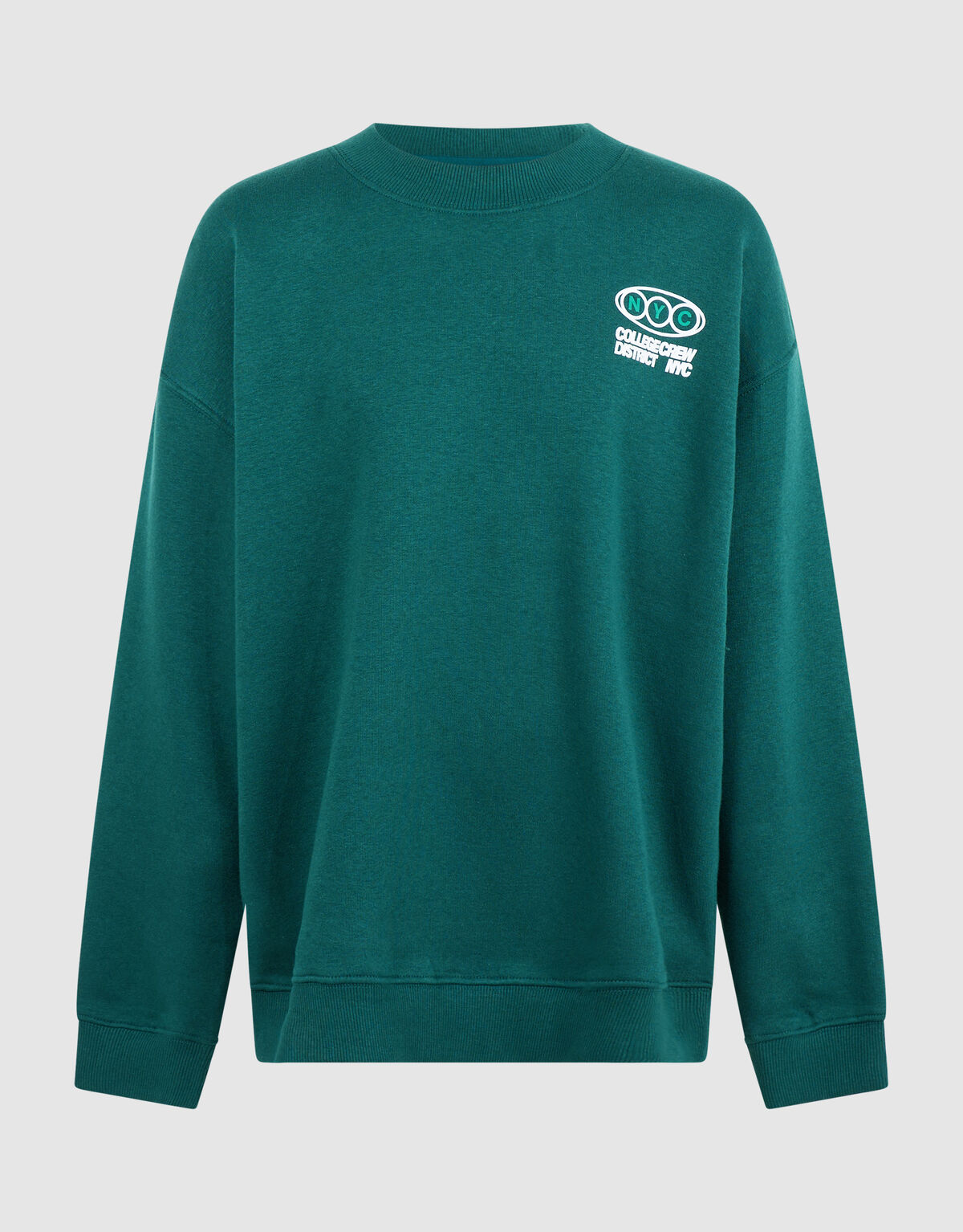 Oversized Sweater Donkergroen SHOEBY BOYS