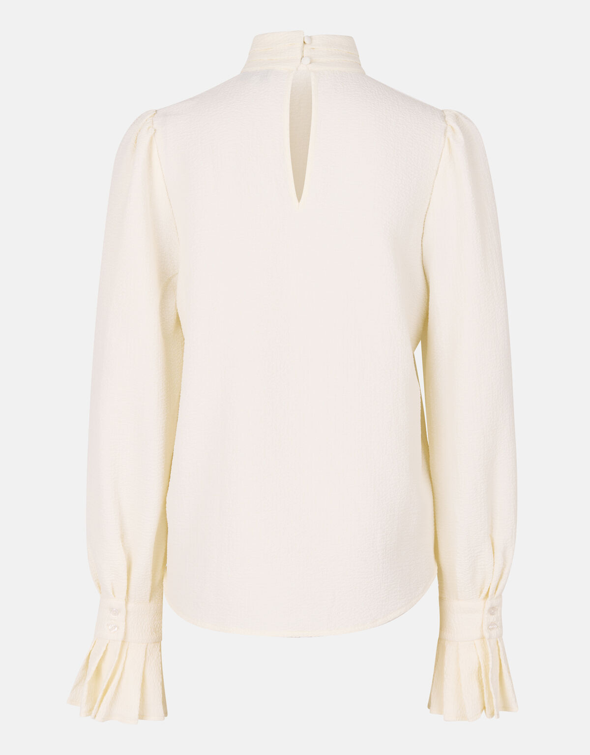 Volumineuze Mouwen Blouse Gebroken Wit By Fred SHOEBY WOMEN