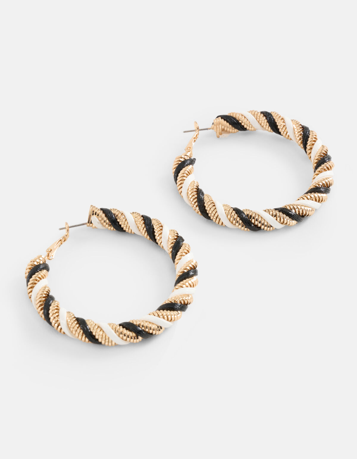 Detail Hoops Zwart/Wit SHOEBY ACCESSOIRES