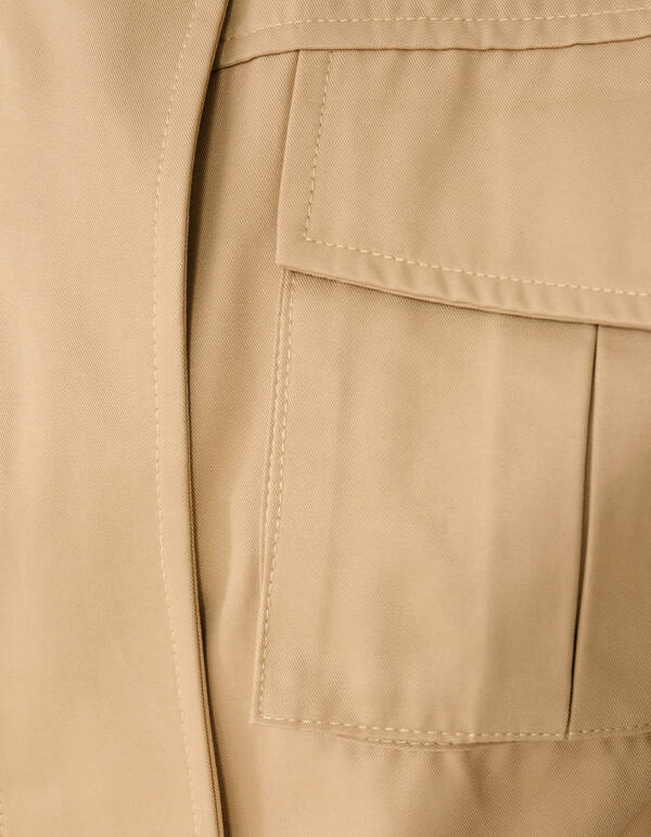 Sleeveless Cargo Jack Beige SHOEBY WOMEN