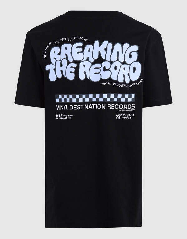 Breaking Artwork T-shirt Zwart SHOEBY BOYS