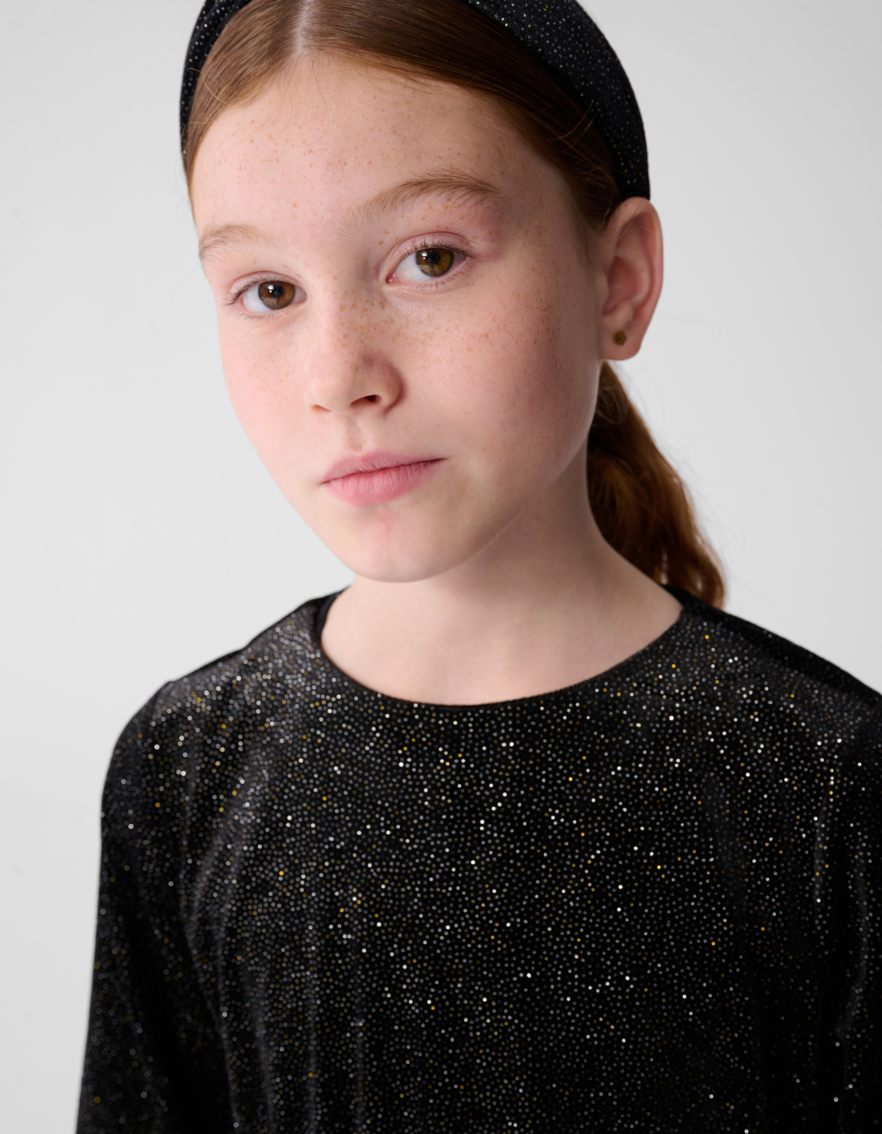 Velvet Strik Mini Jurk Zwart SHOEBY GIRLS