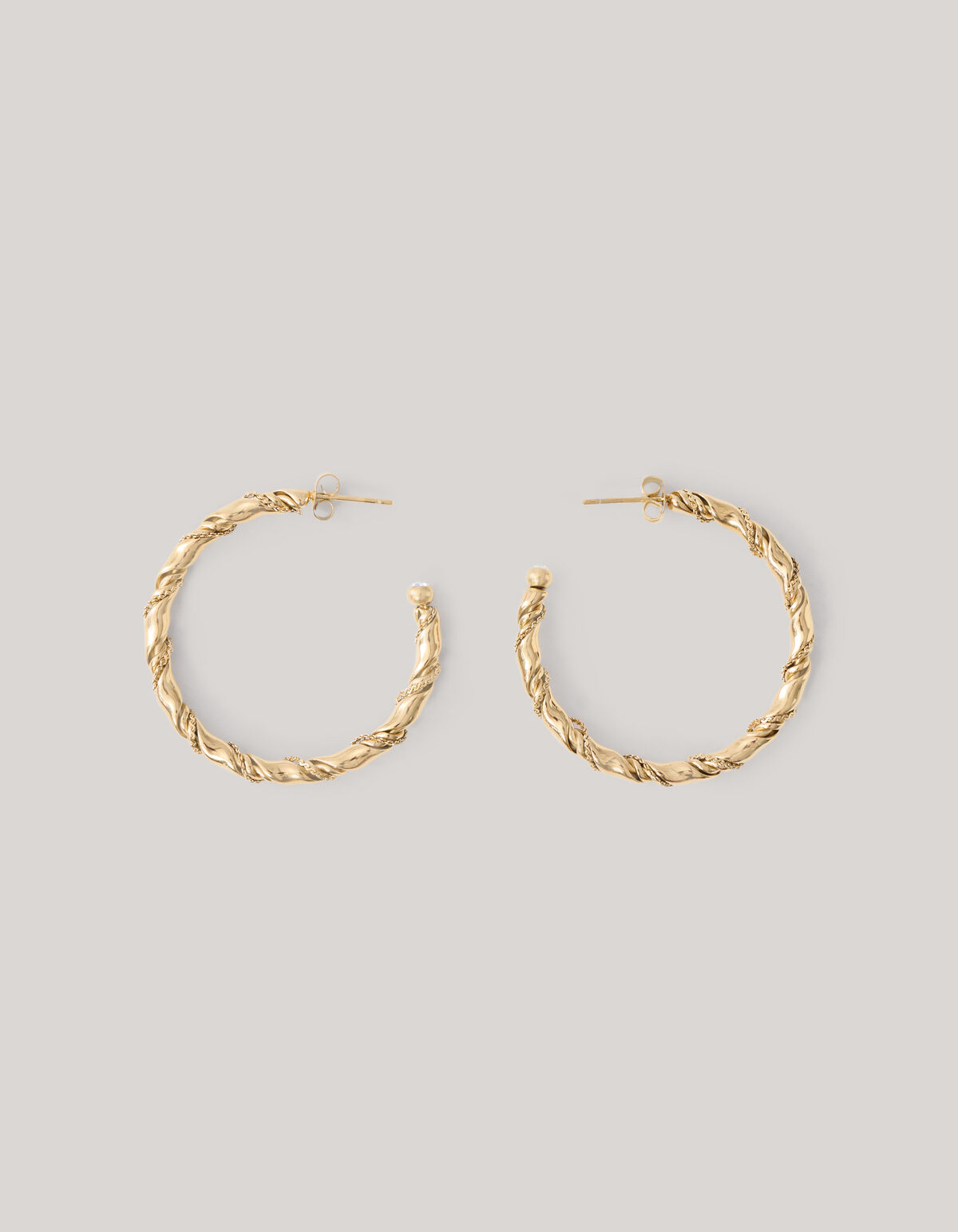 Twisted Hoop Oorbellen Goud SHOEBY ACCESSOIRES