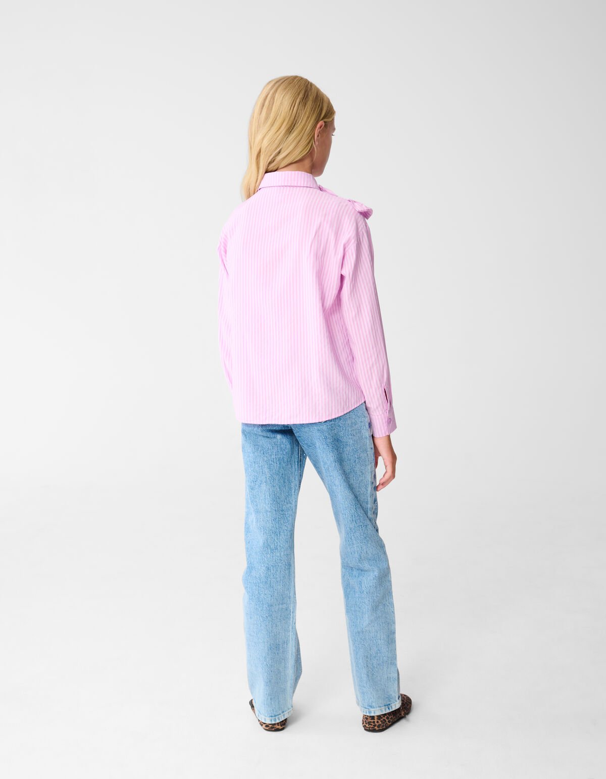 Strass Straight Fit Jeans Blauw SHOEBY GIRLS