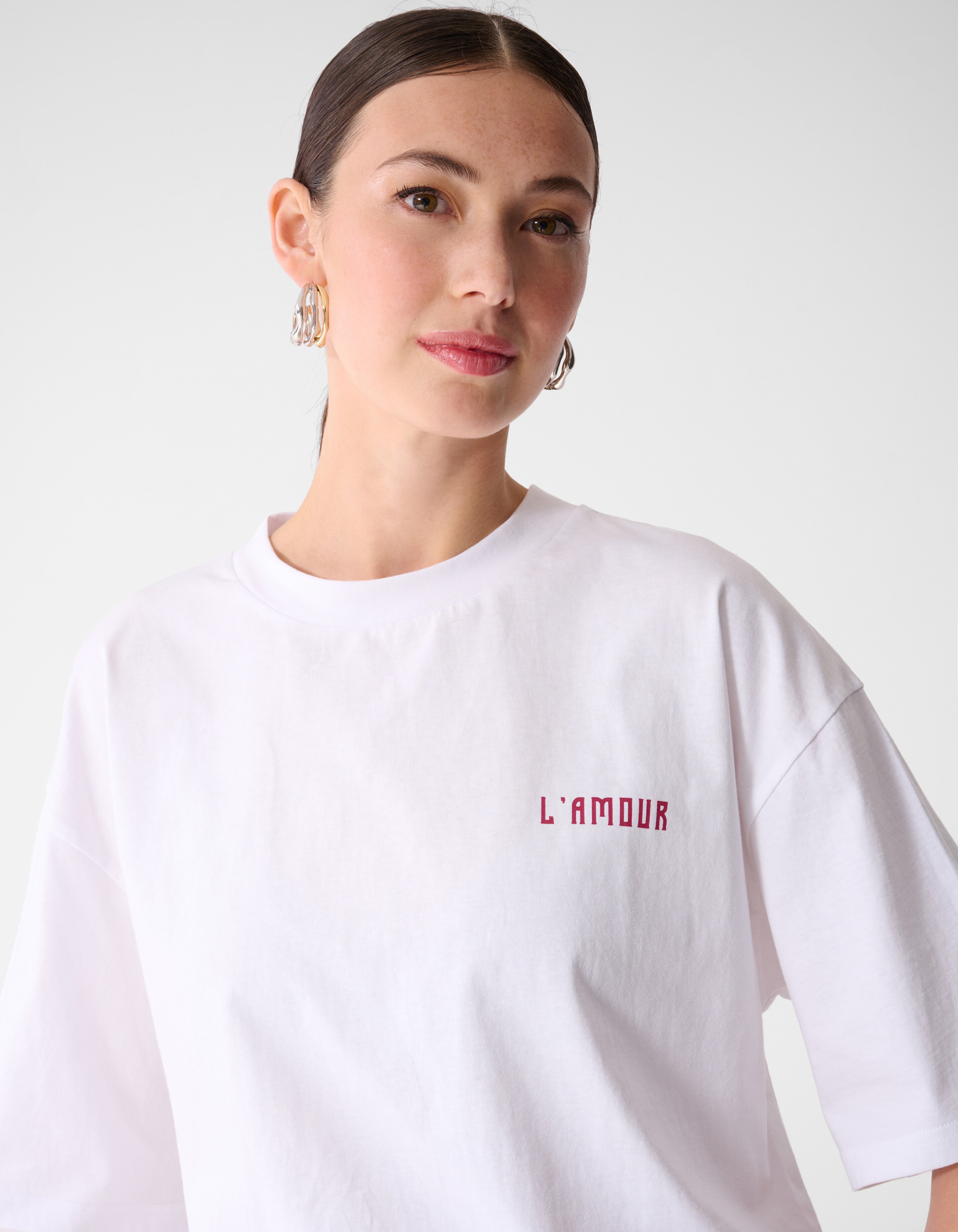 L'amour Artwork T-shirt Wit SHOEBY WOMEN