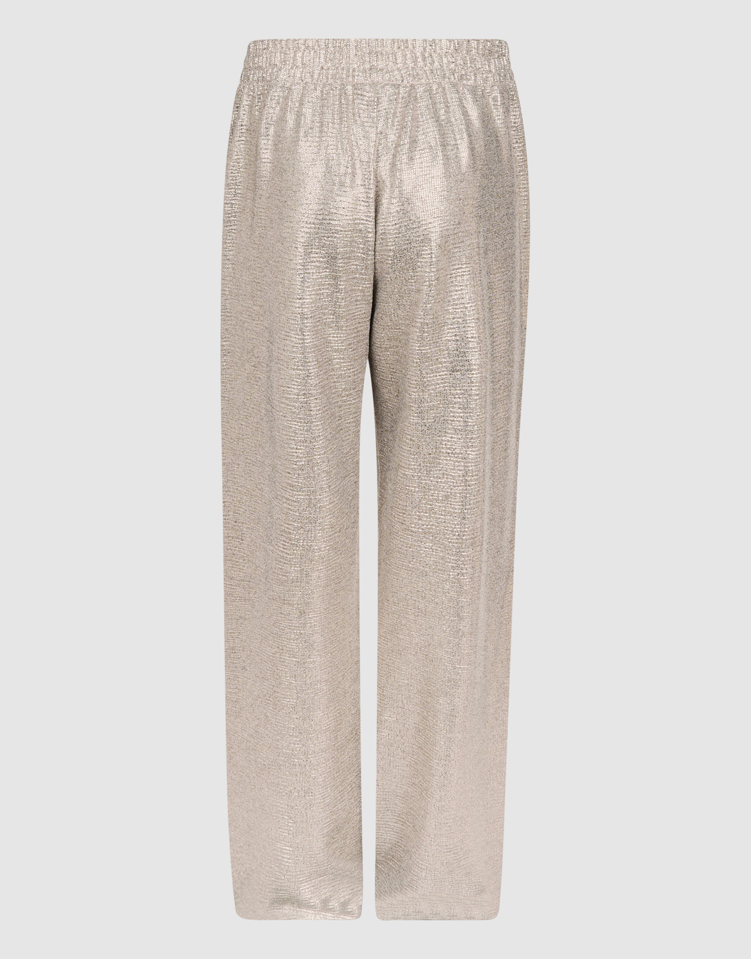 Metallic Wide Leg Broek Zilver SHOEBY GIRLS