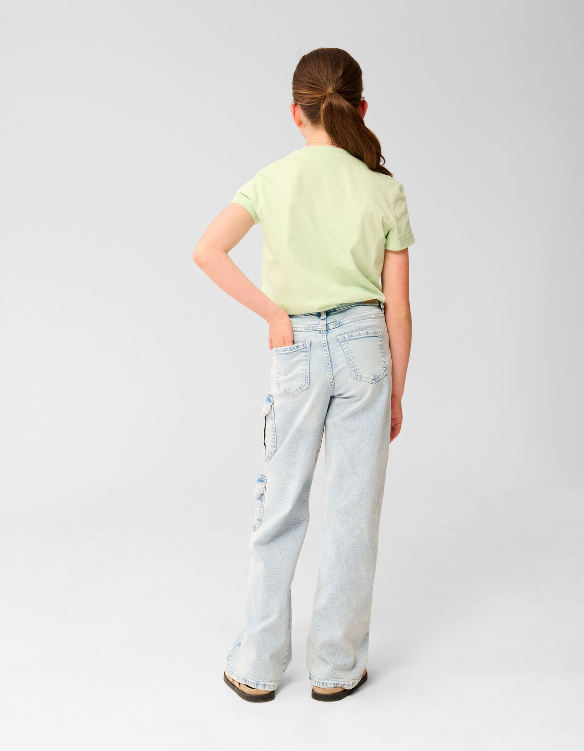 Saint Tropez Artwork T-shirt Lichtgroen SHOEBY GIRLS