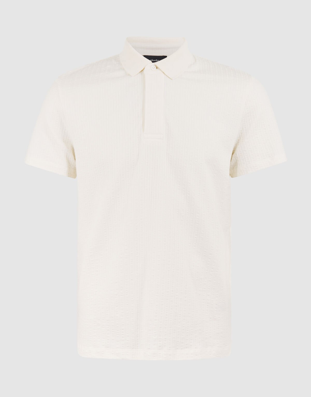 Structuur Polo Gebroken Wit SHOEBY MEN