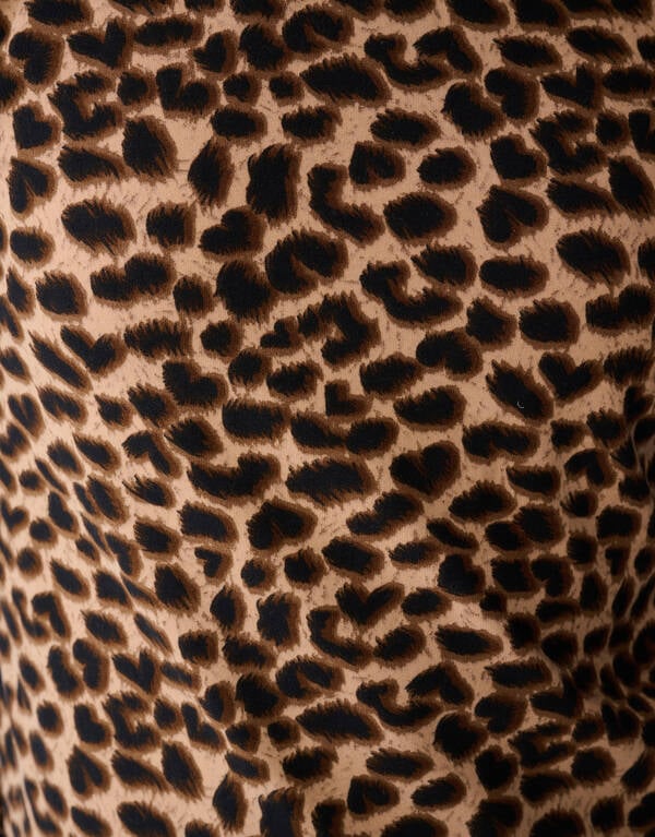 Leopard Longsleeve Top Bruin SHOEBY GIRLS