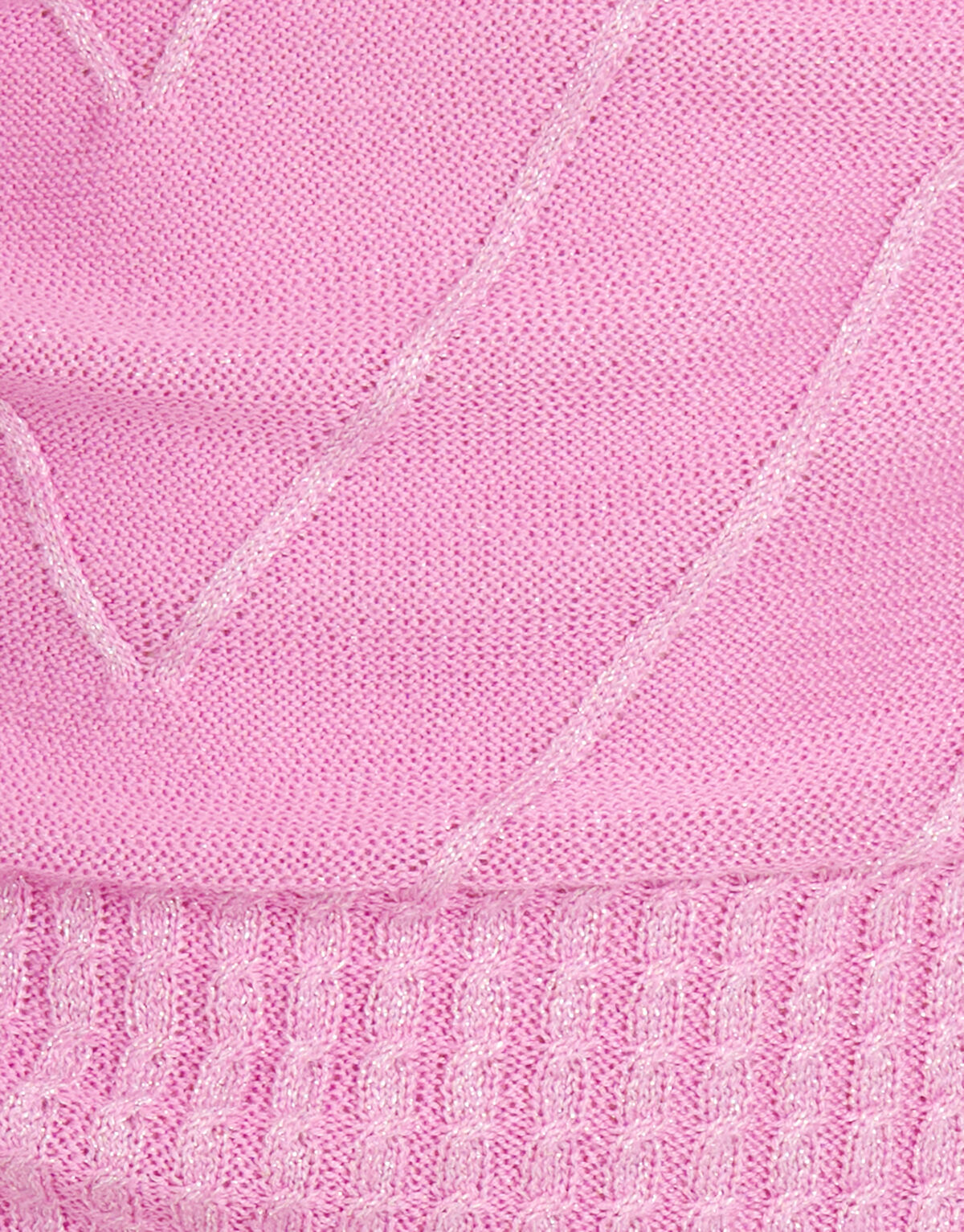 Diagonaal Glitter Trui Roze SHOEBY GIRLS