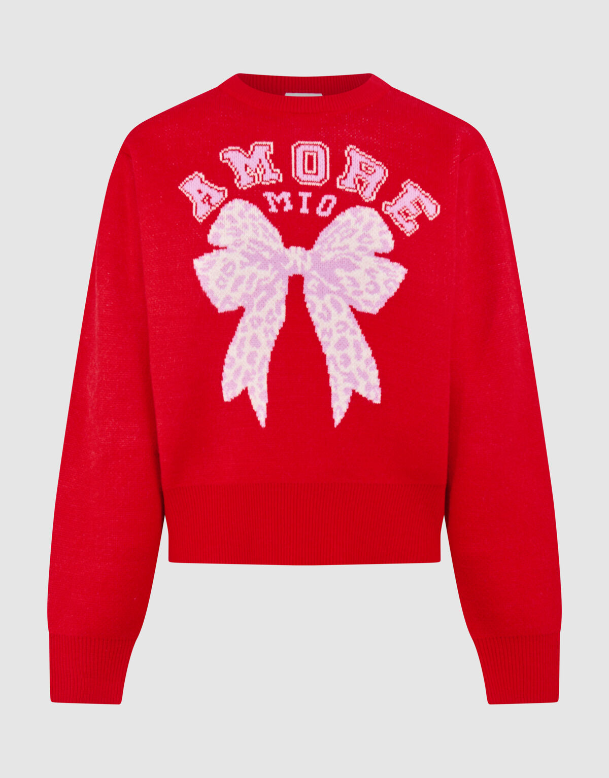 Strik Amore Knit Trui Rood SHOEBY GIRLS