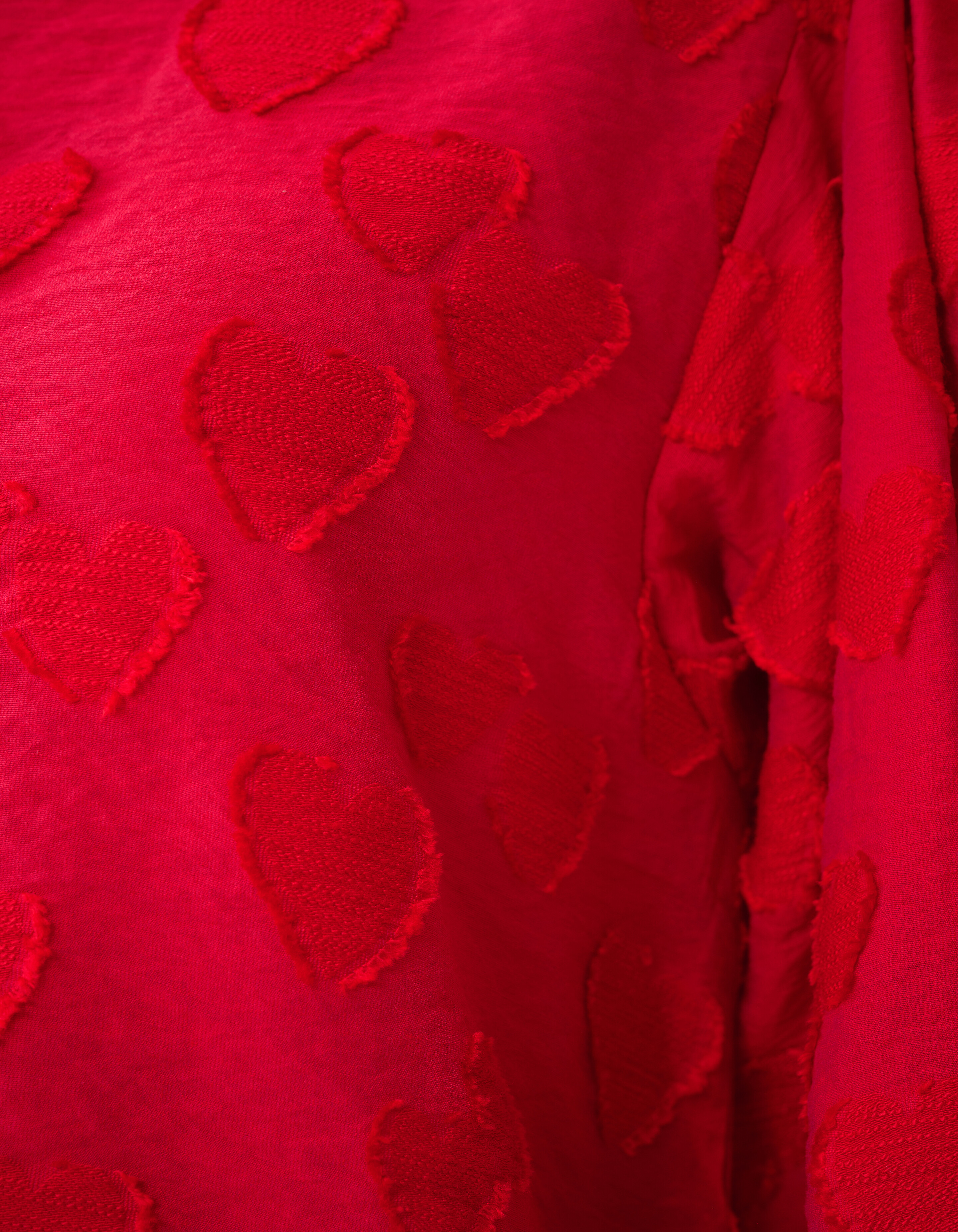 Heart Blouse Rood SHOEBY WOMEN