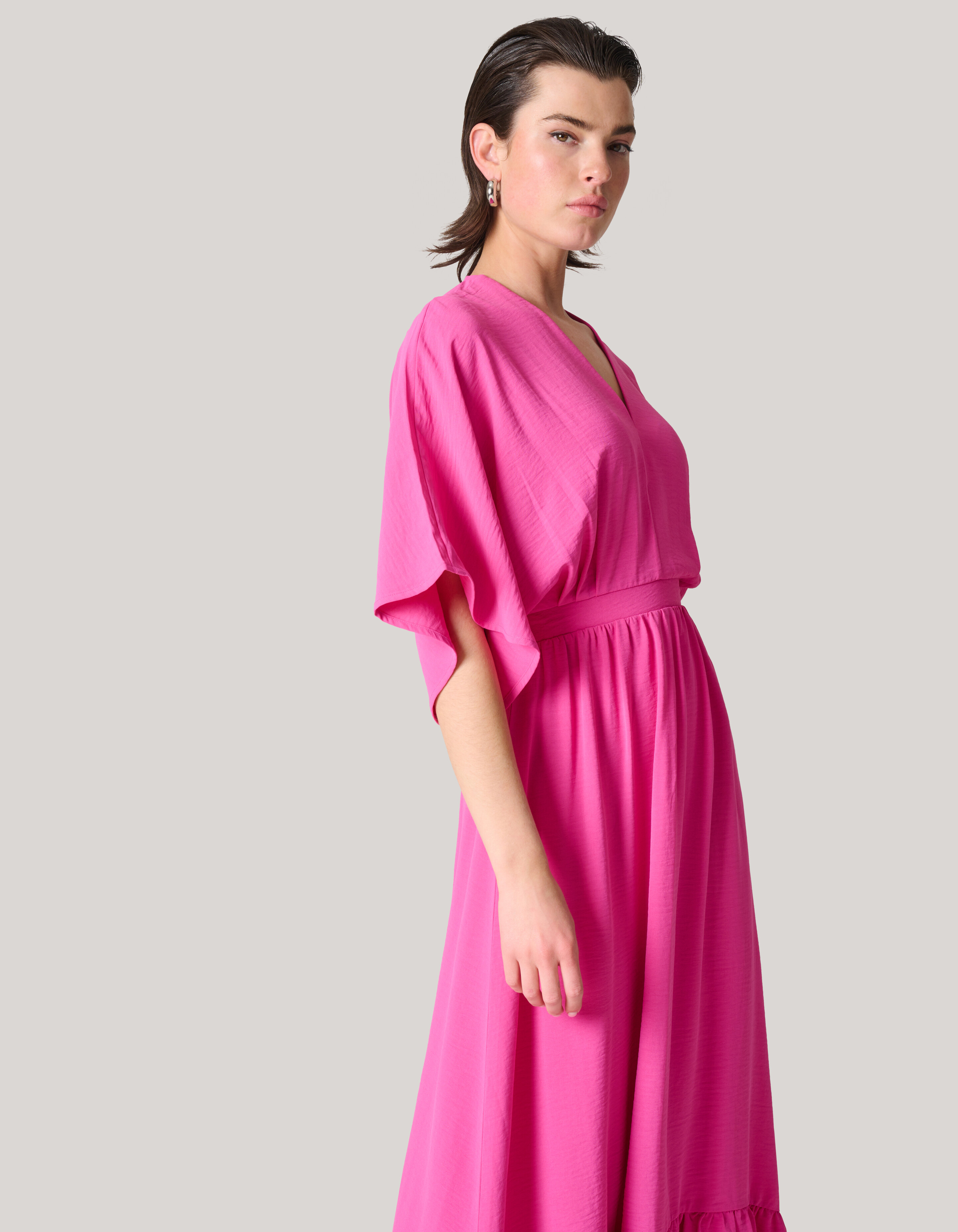 Twist Maxi Jurk Roze SHOEBY WOMEN