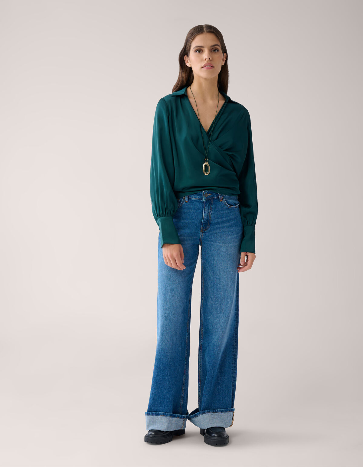 Knot Blouse Groen By Mieke SHOEBY WOMEN