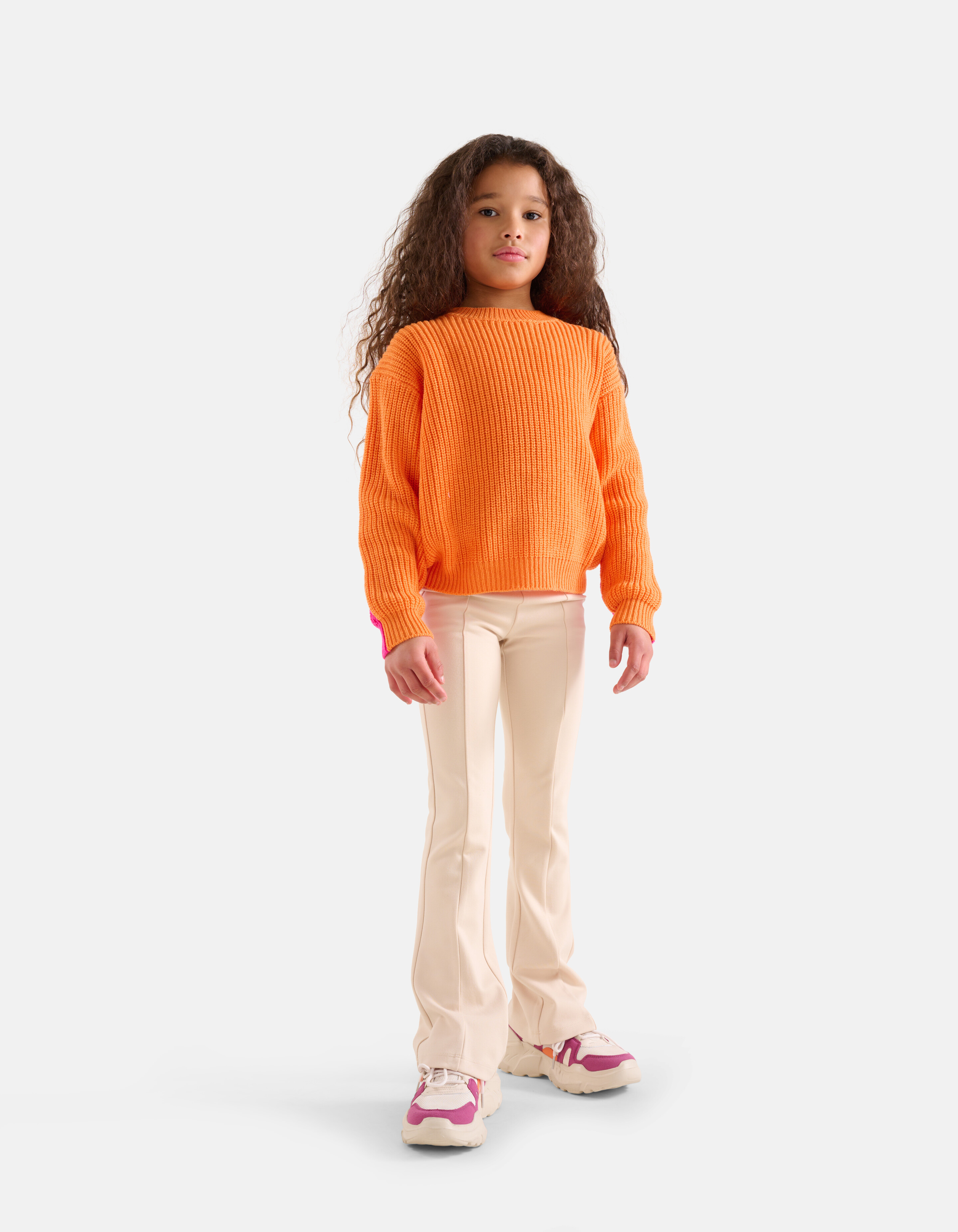Uitlopende Legging Gebroken Wit SHOEBY GIRLS