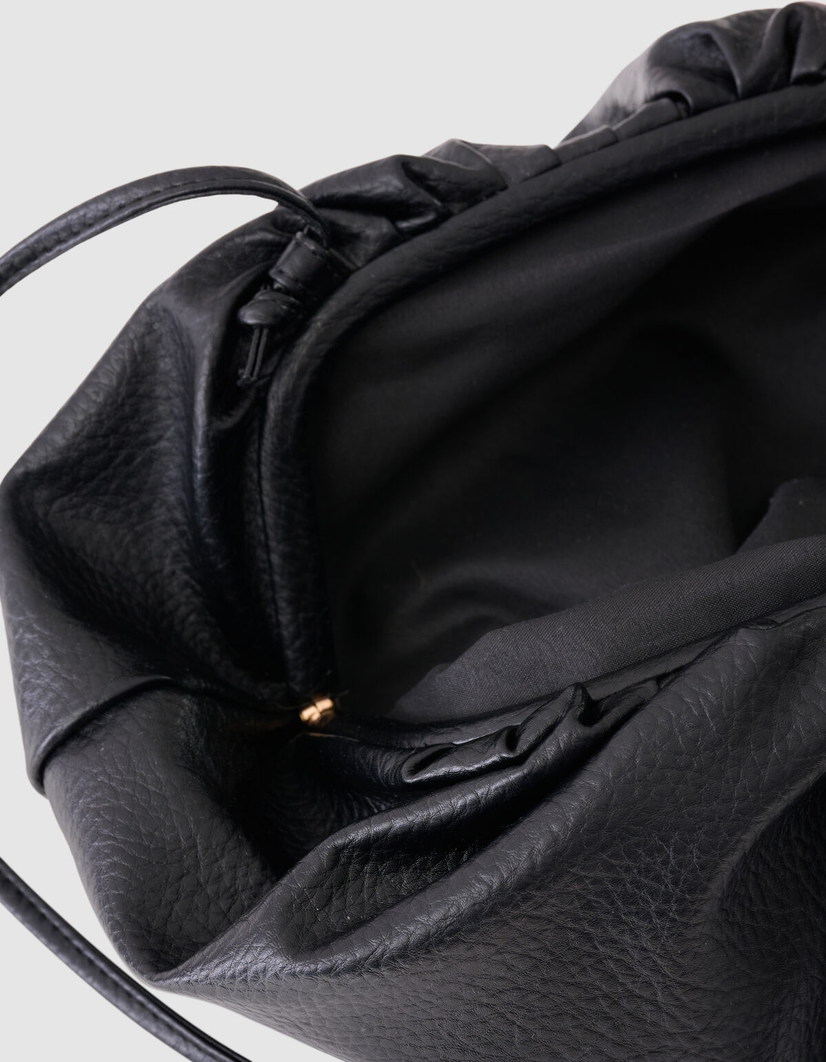 Vegan Leren Clutch Zwart SHOEBY ACCESSOIRES