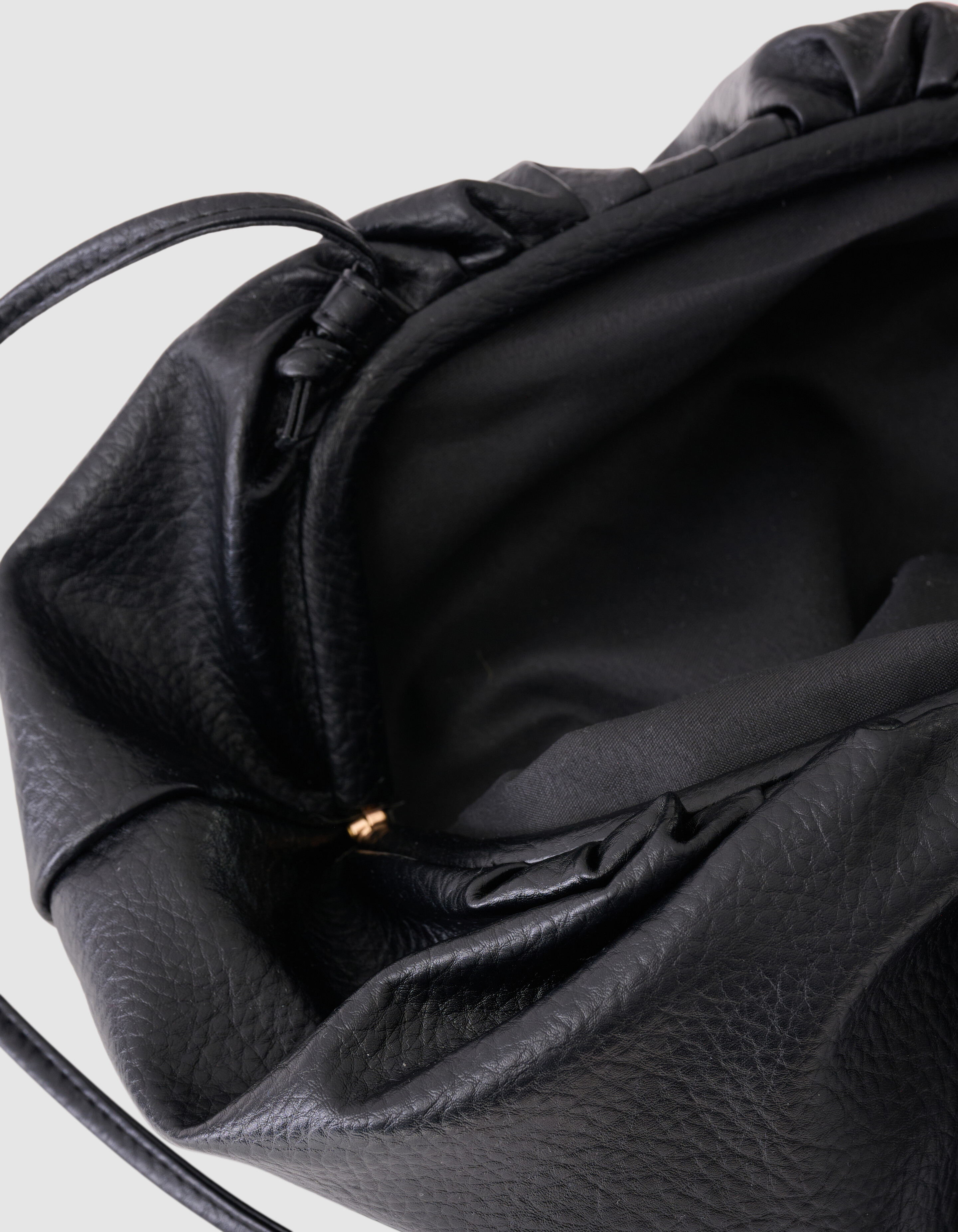 Vegan Leren Clutch Zwart SHOEBY ACCESSOIRES