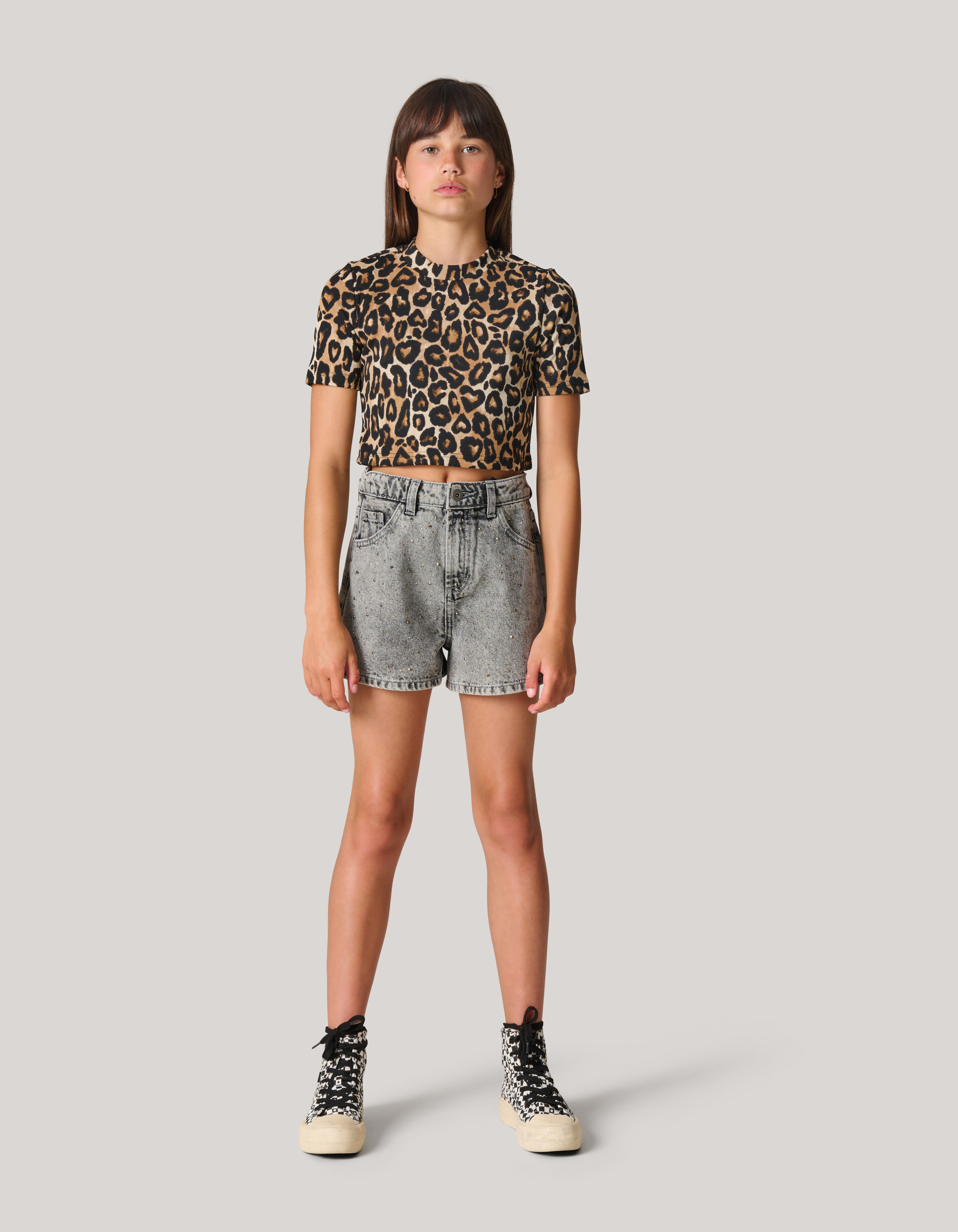 Leopard Crop Top SHOEBY GIRLS