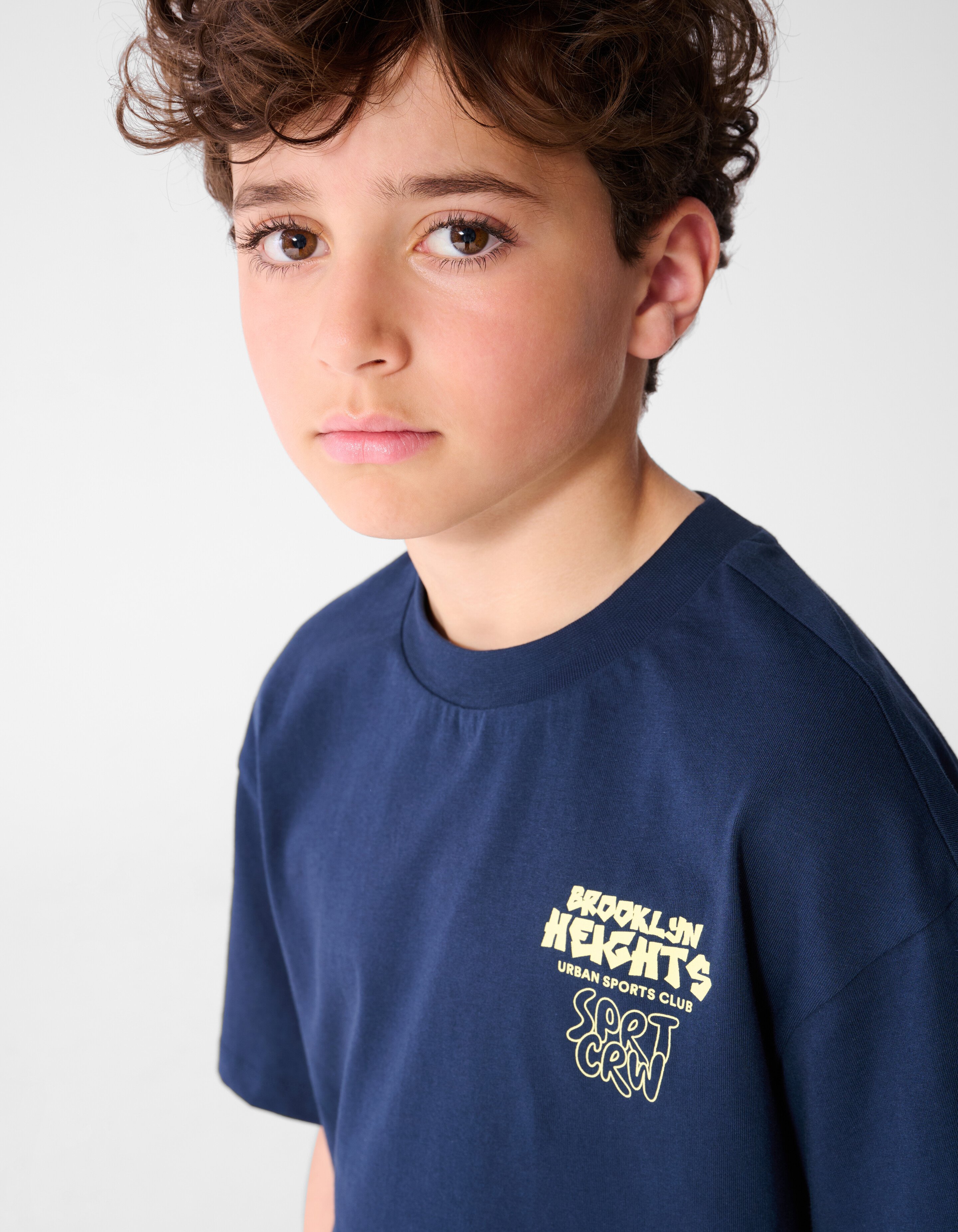 Brooklyn Artwork T-shirt Donkerblauw SHOEBY BOYS