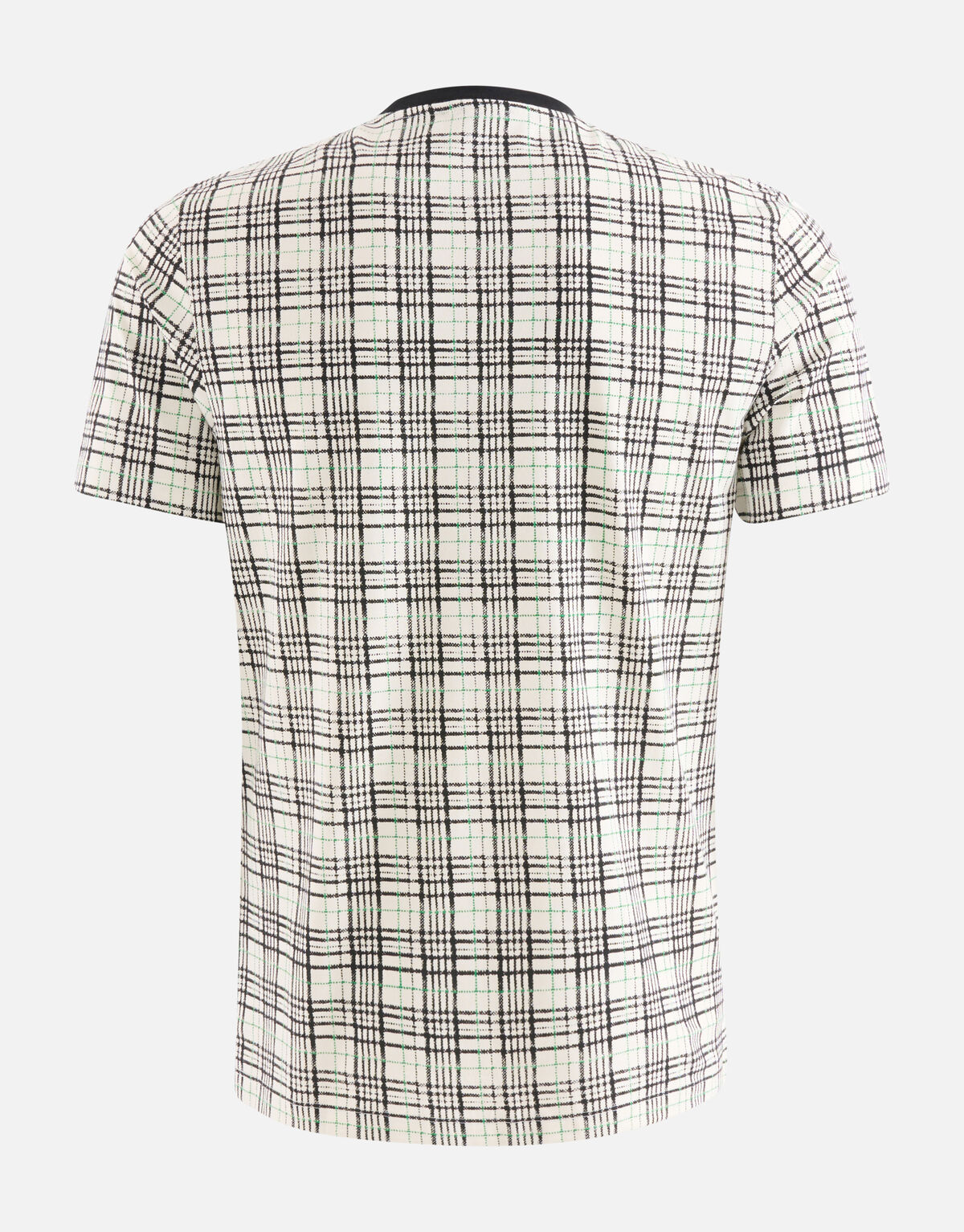 Geruiten T-shirt Gebroken Wit SHOEBY MEN