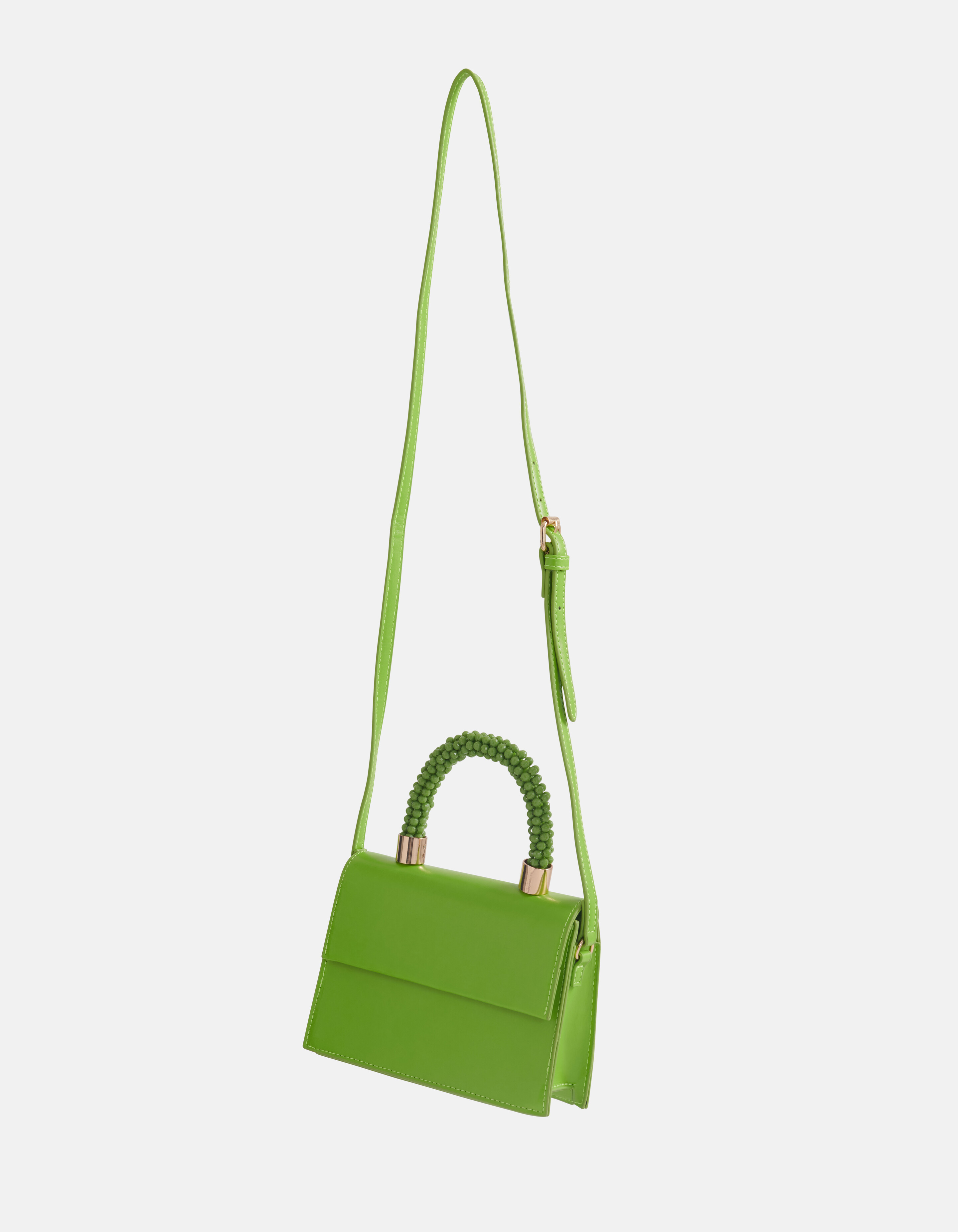 Kralen Mini Tas Groen SHOEBY ACCESSOIRES