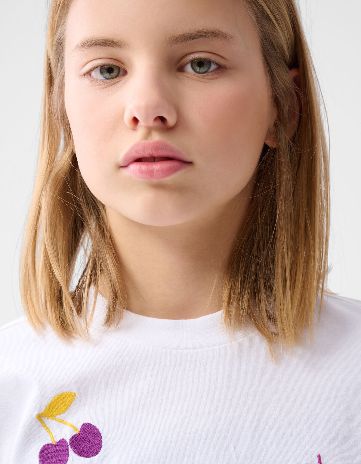 Fruit T-shirt Wit SHOEBY GIRLS