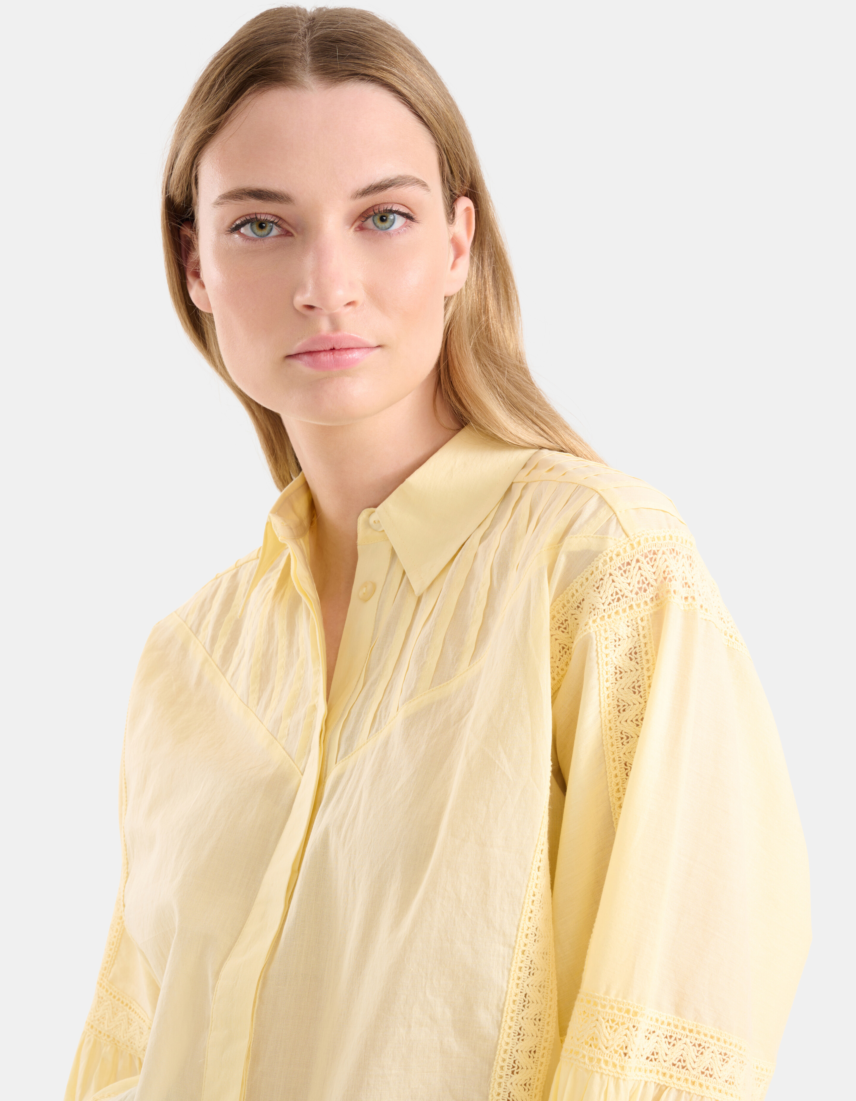 Embroidery Blouse Lichtgeel SHOEBY WOMEN