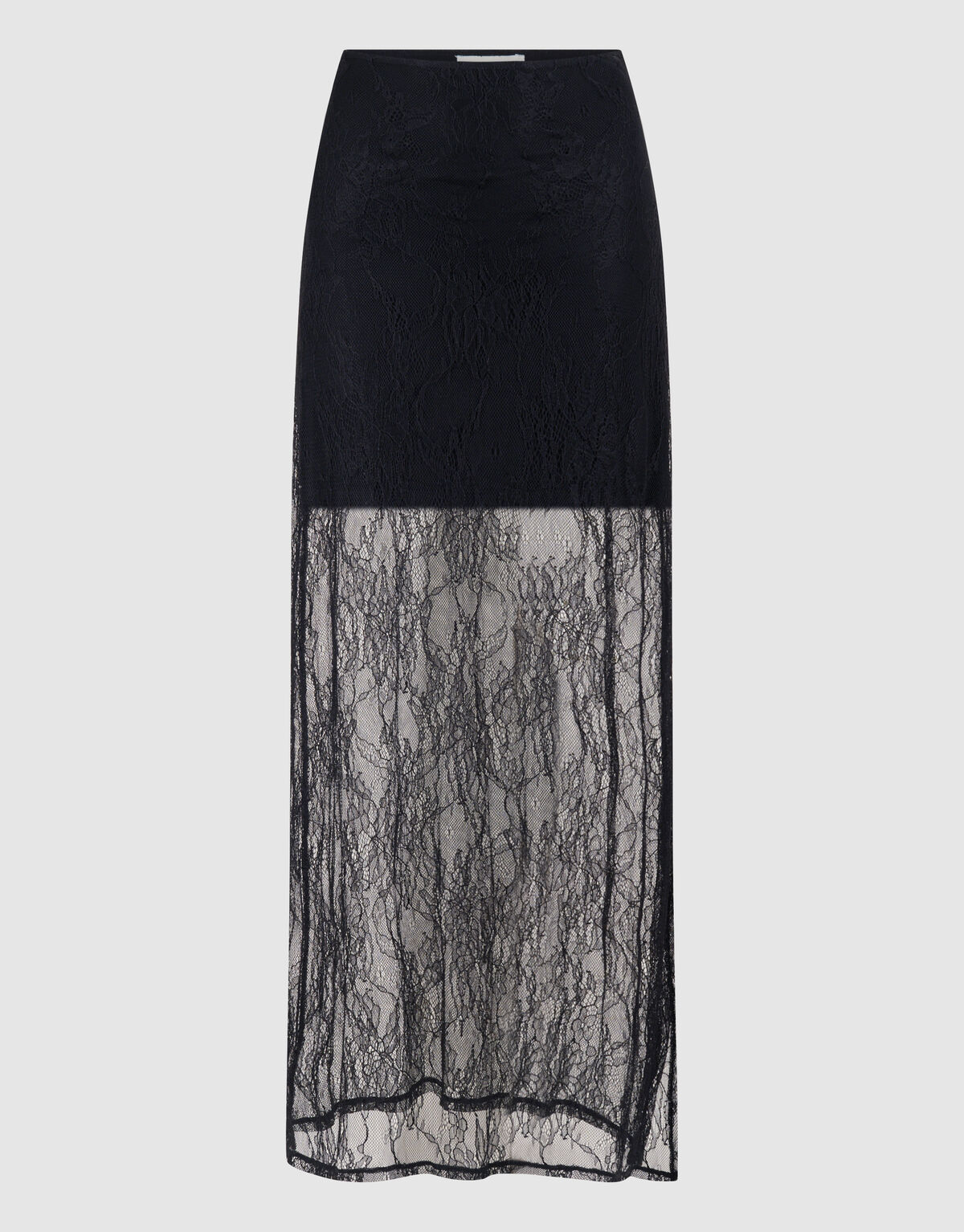 Kanten Maxi Rok Zwart SHOEBY WOMEN