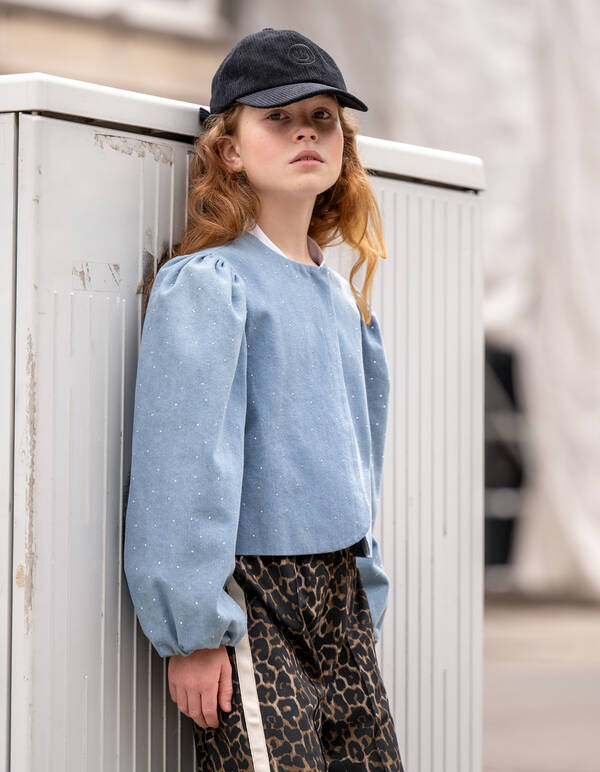 Strass Blazer Blauw SHOEBY GIRLS