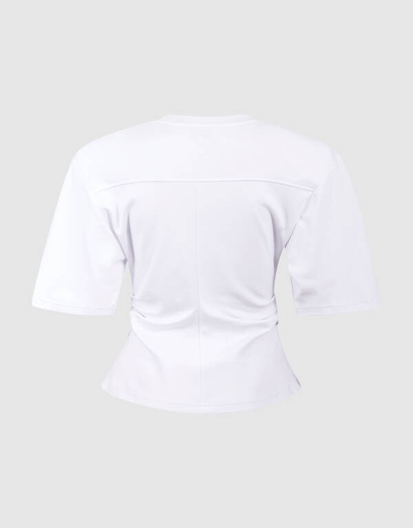 Waisted T-shirt Wit SHOEBY WOMEN