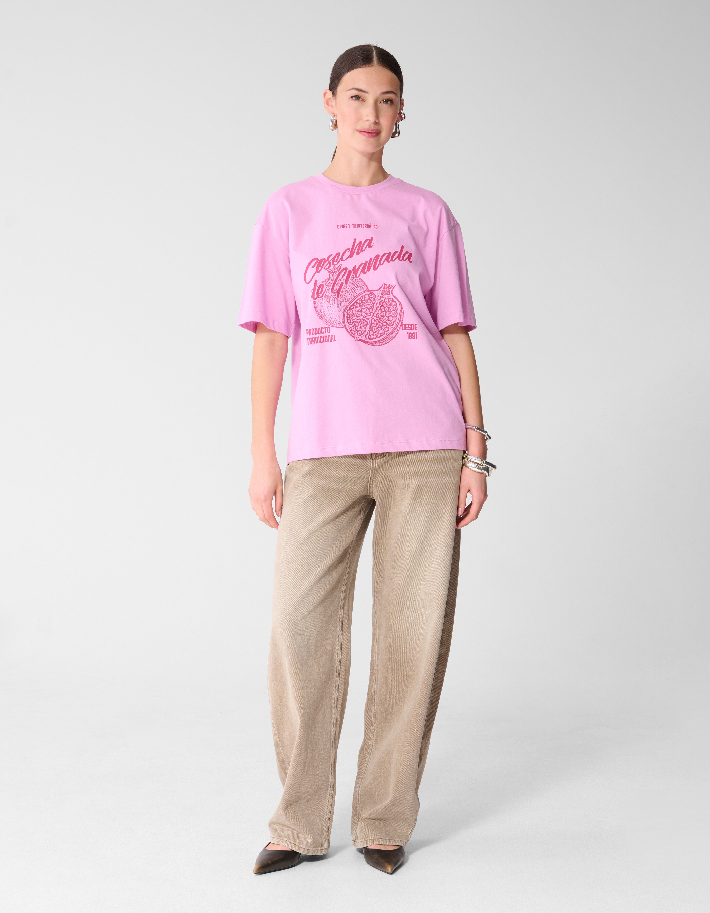 Granada Artwork T-shirt Roze SHOEBY WOMEN