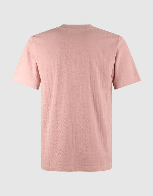 Eighty One Text T-shirt Roze SHOEBY MEN