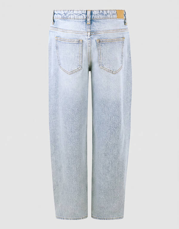 Baggy Fit Jeans Lichtblauw SHOEBY GIRLS