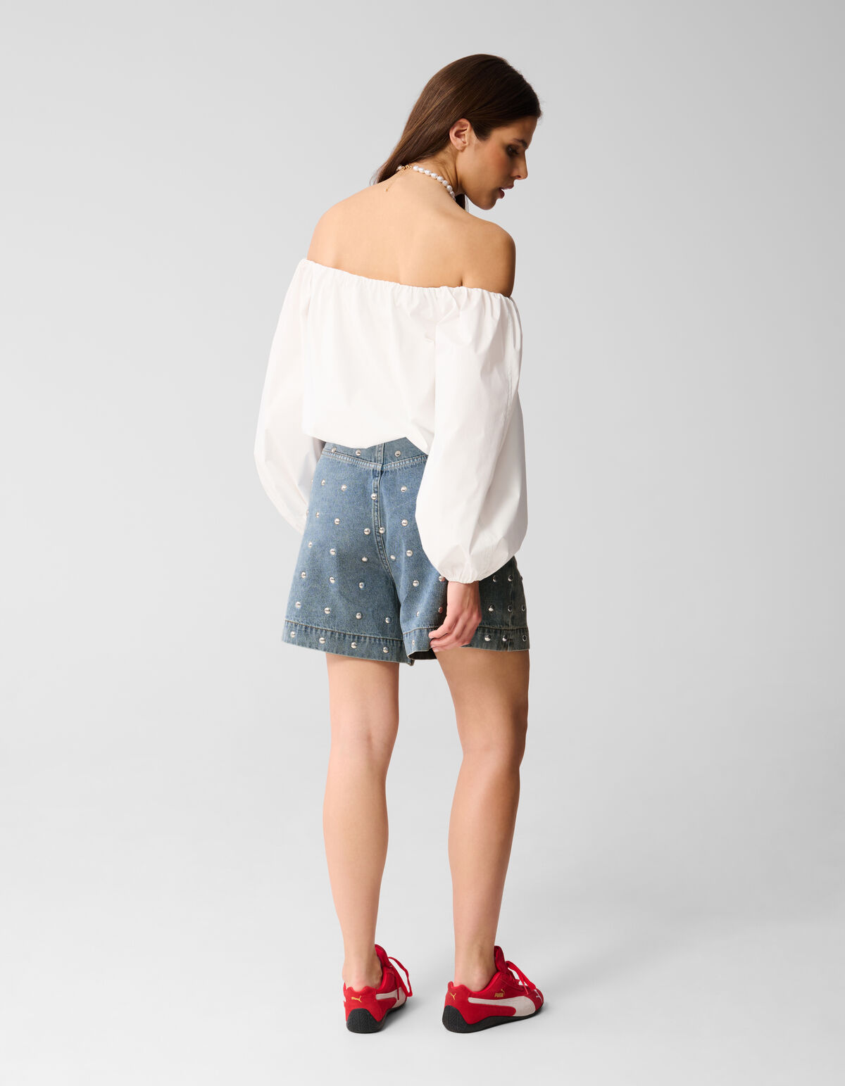 Off Shoulder Blouse Wit By Lizzy SHOEBY WOMEN