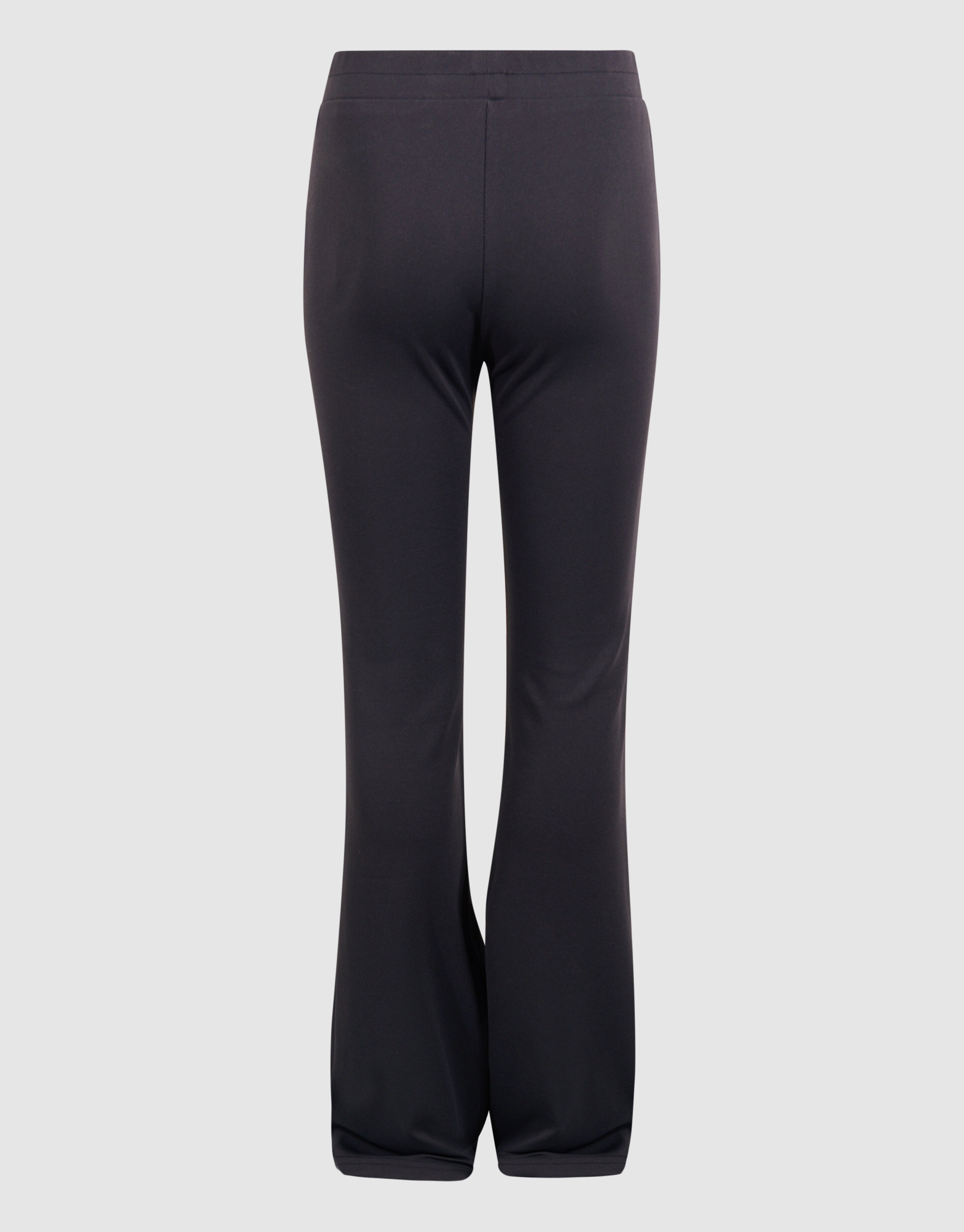 Rib Flared Legging Donkergrijs SHOEBY GIRLS