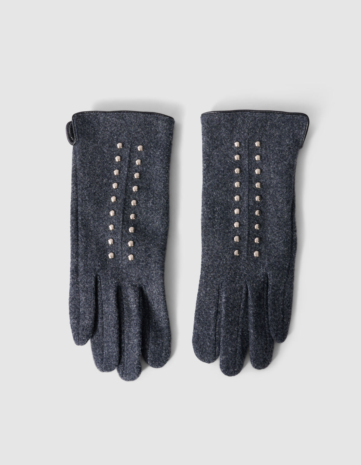 Studded Handschoenen Donkergrijs SHOEBY ACCESSOIRES